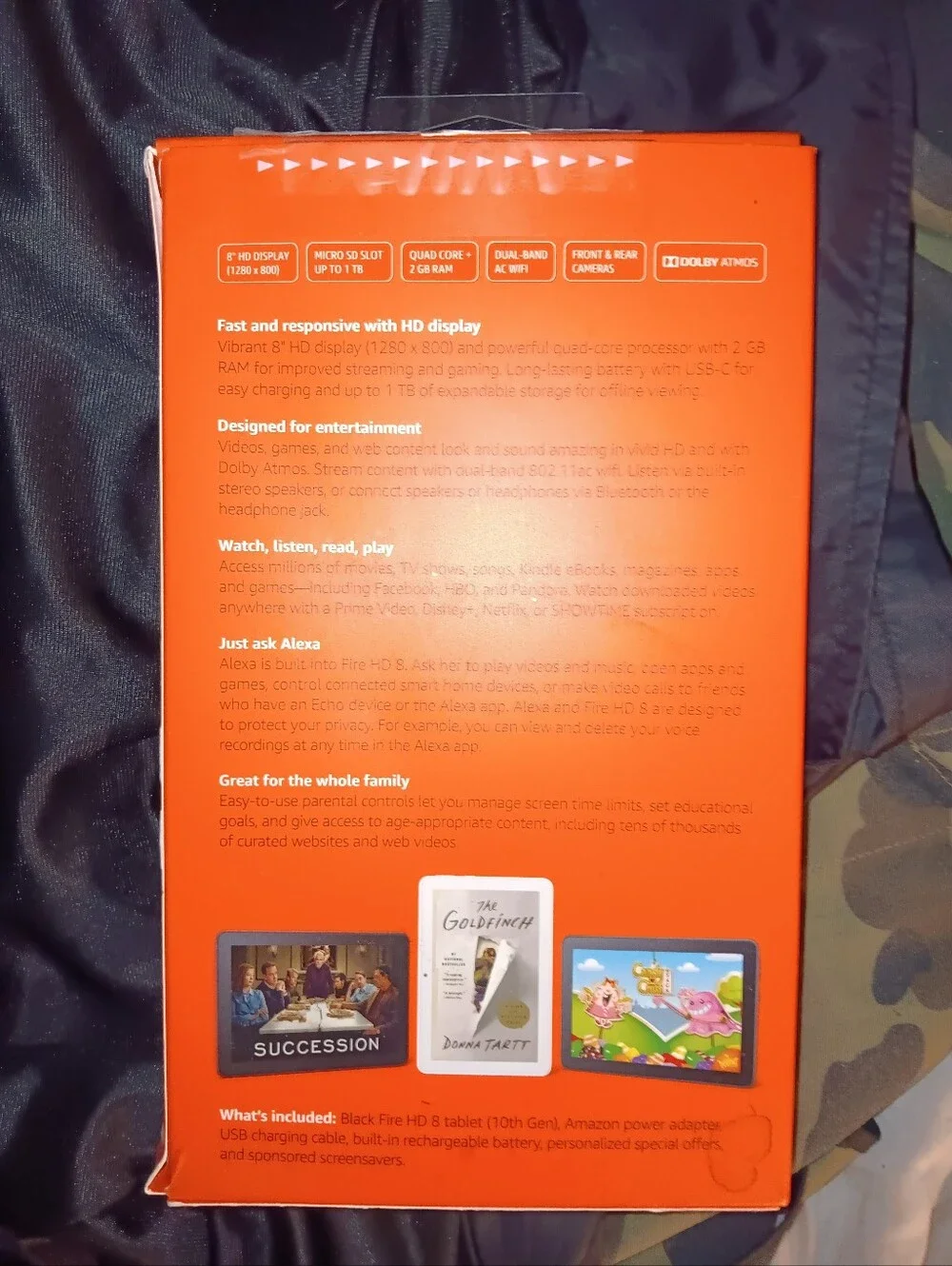 Amazon Fire HD 8 Tablet with Alexa - Black